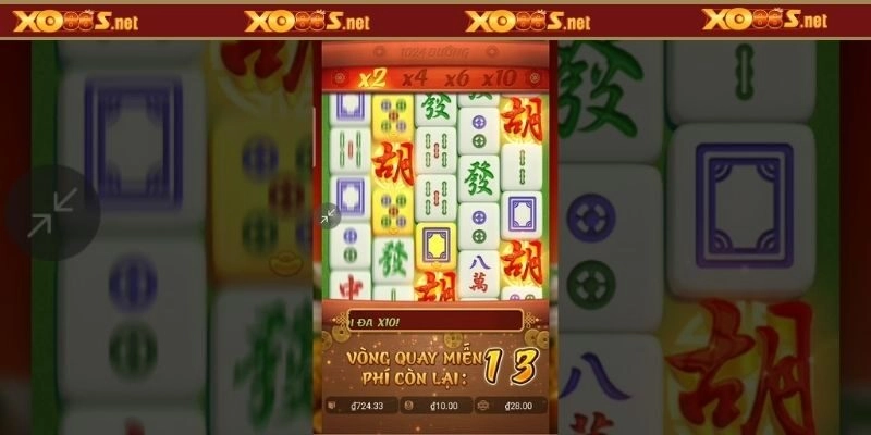 Bật mí cách quay được thưởng lớn từ đường mạt chược