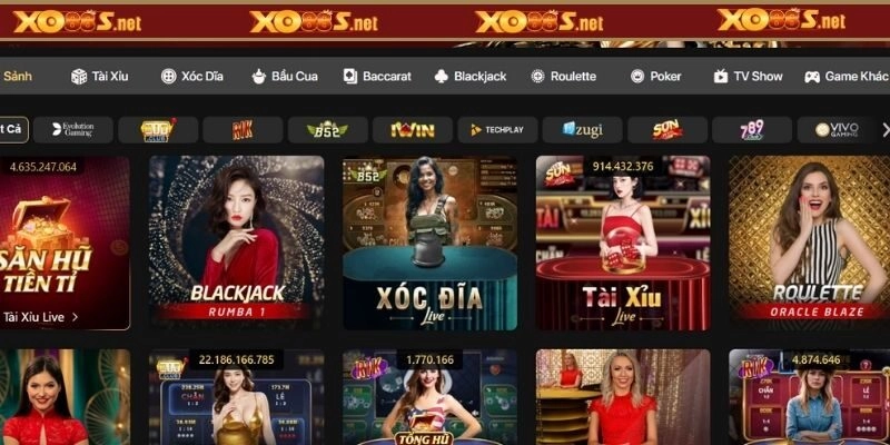 Những ưu điểm nổi bật của casino live XO88
